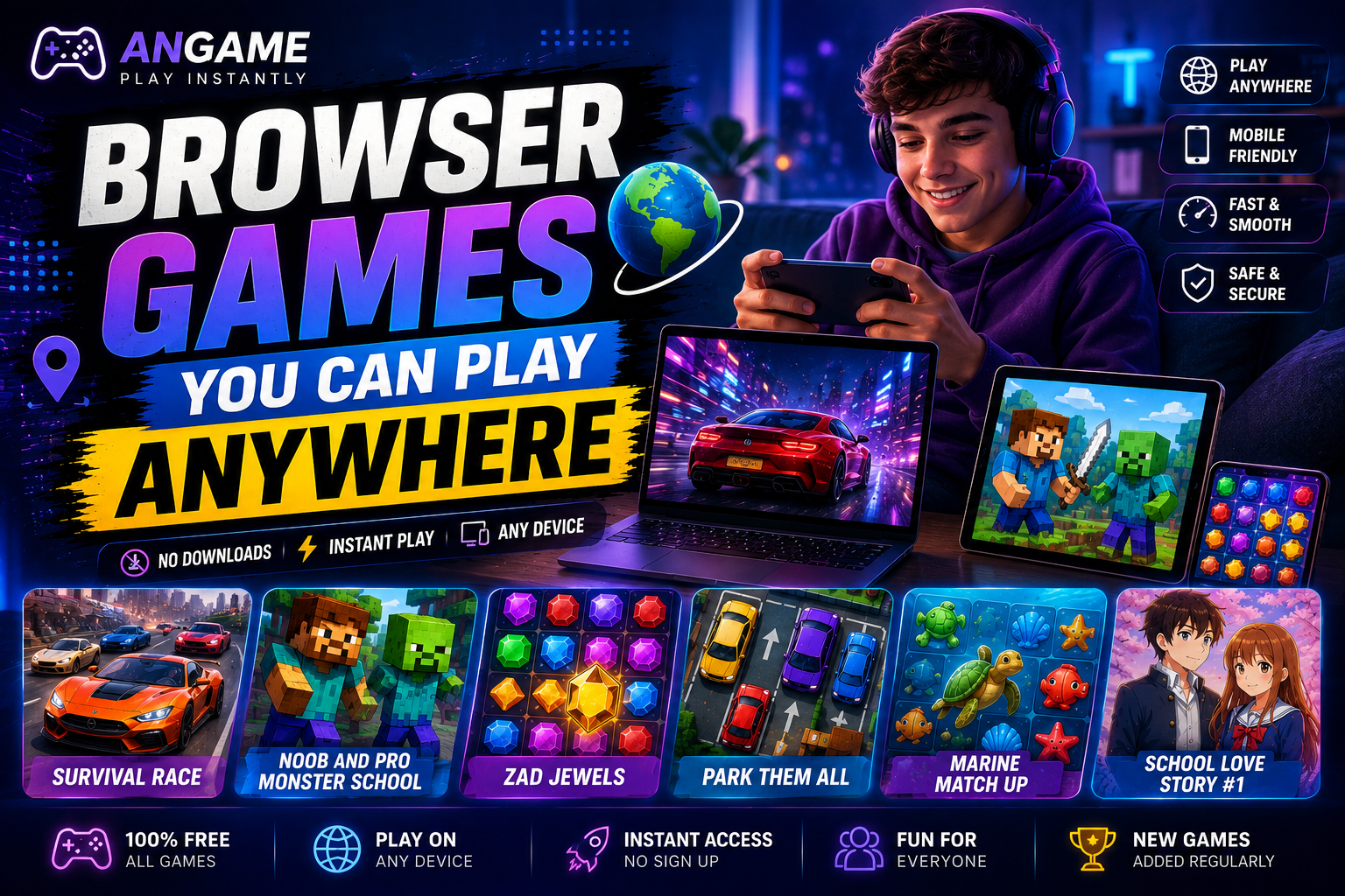 Browser Games You Can Play Anywhere 🌍 